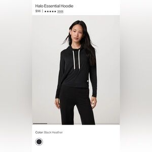 Vuori dream knit joggers + hoodie set. Charcoal Heather size S.